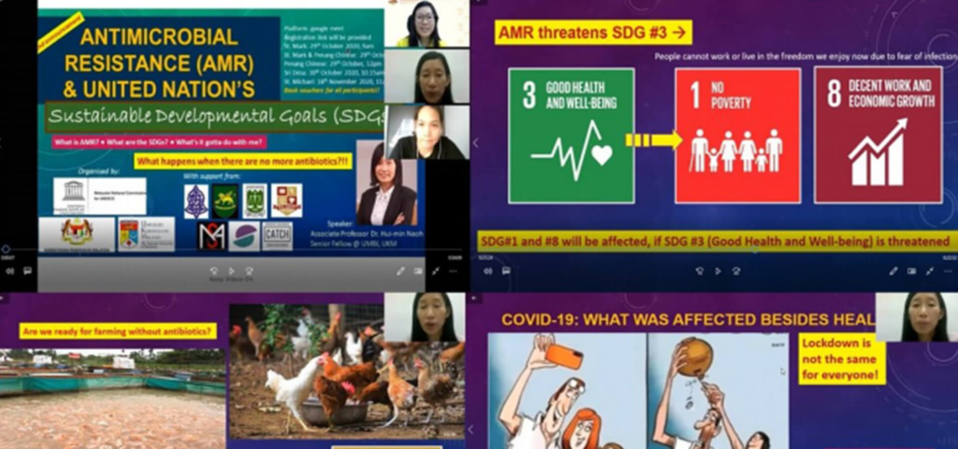 Antimicrobial Resistance (AMR) and Science Communication in High Schools and Senior Citizen Associations