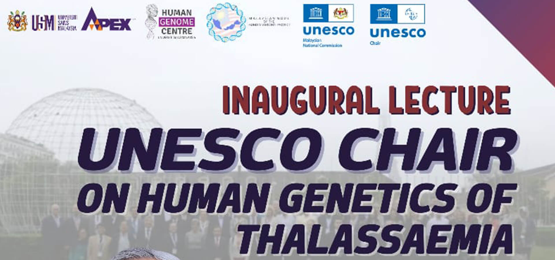 Inaugural session of the UNESCO Chair in Human Genetics on Thalassemia