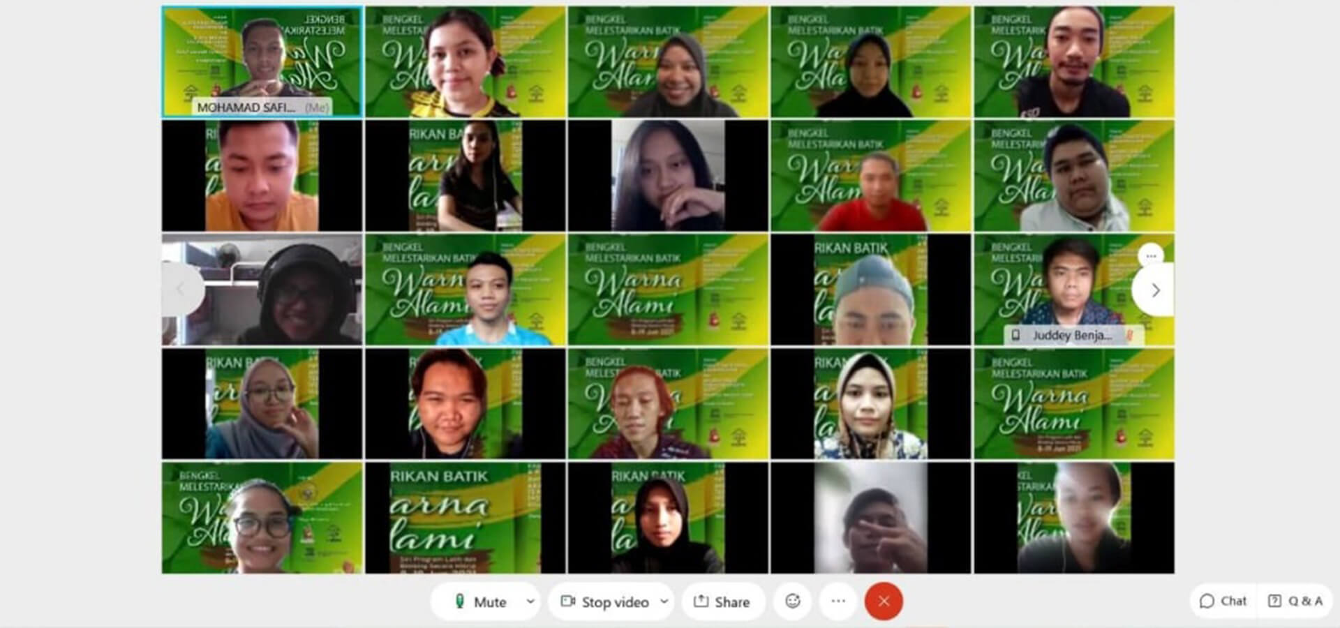 Preserving Batik with Natural Colours